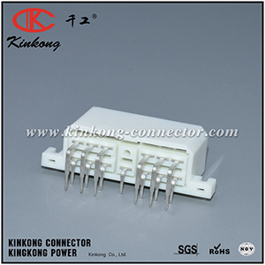 171882-1 Male 13 Pins Natural Right Angle PCB Mount Header CKK5136WA-2.8-11