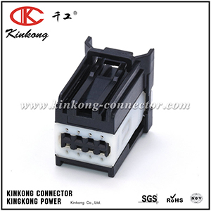 34729-0080 Stac64 Receptacle Housing, 8 Circuits, Dual Row, Polarization A, Black, Tray CKK5082B-0.6-21