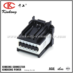 34729-0120 Stac64 Receptacle Housing, 12 Circuits, Dual Row, Polarization A, Black, Tray CKK5122BA-0.6-21