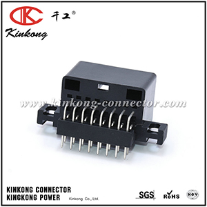 172242-1 Male 16 Pins DLI Non-Waterproof Right Angle Connector Header CKK5168BA-1.0-11