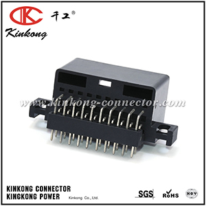 172143-1 Male 20 Pins DLI Non-Waterproof Right Angle PCB Mount Header CKK5208BA-1.0-11