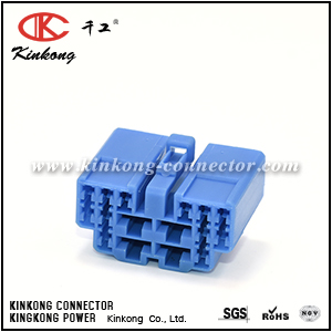 CKK5161L-2.0-6.3-21 16 Way Unseal Blue Car Connector 