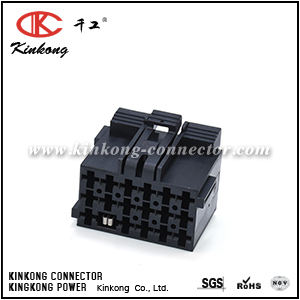 1121501735AZ001 1241581-1-Original Housing for Female Terminals, Wire-to-Wire, 17 Position Black, Wire & Cable, Power, AMP MCP Connector System