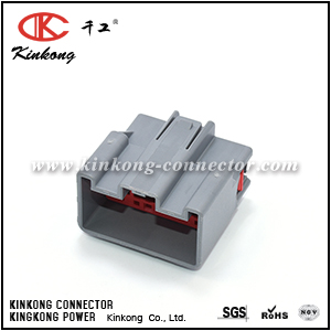 7282-6447-40-Original 14 Pin YESC KAIZEN Automotive DC Audi Modified Car Connector 