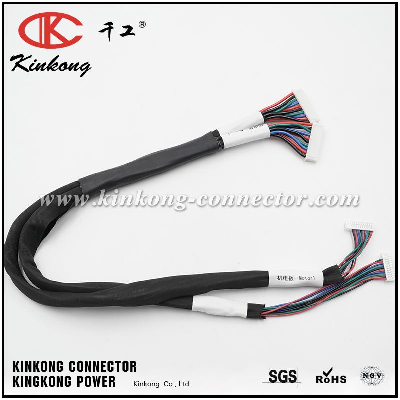Power and signal transmission harness